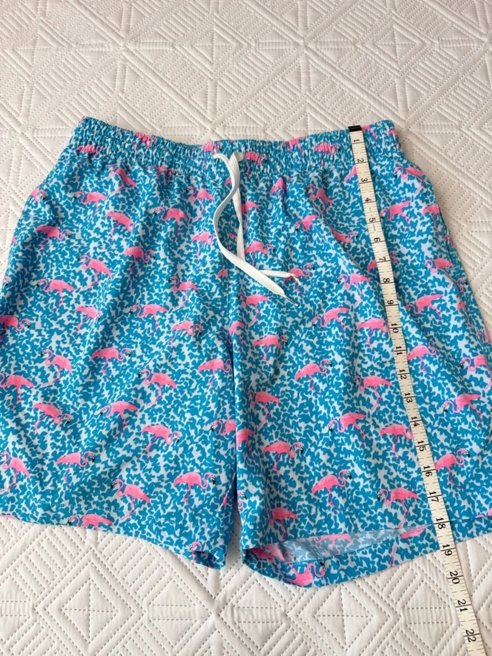 Chubbies Swim Trunks 7” Inseam Flamingo Print Size XL
